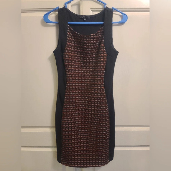 Soprano Black Red Sleeveless Bodycon dress - Picture 1 of 5